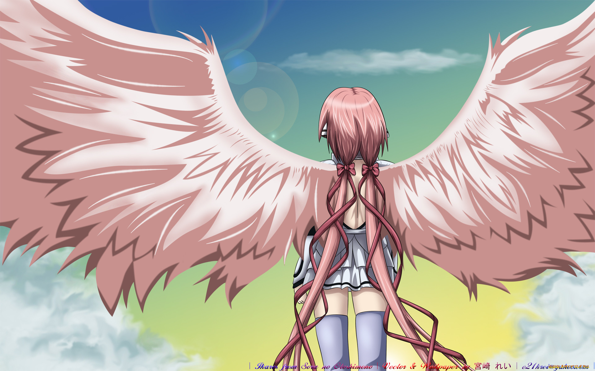 , sora, no, otoshimono